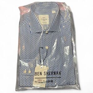 Ben Sherman Tailoring Men’s Small gingham long sleeve button down Shirt